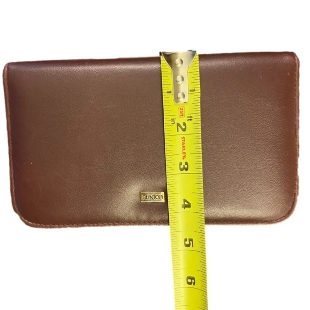 BUXTON Wristlet/Clutch Wallet Cognac/Brown Color Buxhyde